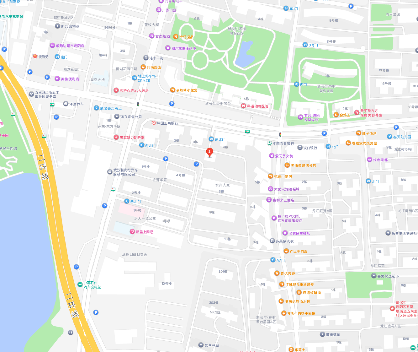 武汉阅安网络公司位置地图